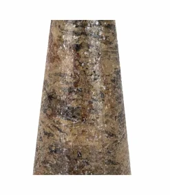 Outlet Bijzettafel Mosaic Marble High - Bruin - 40x40x42cm Tafels