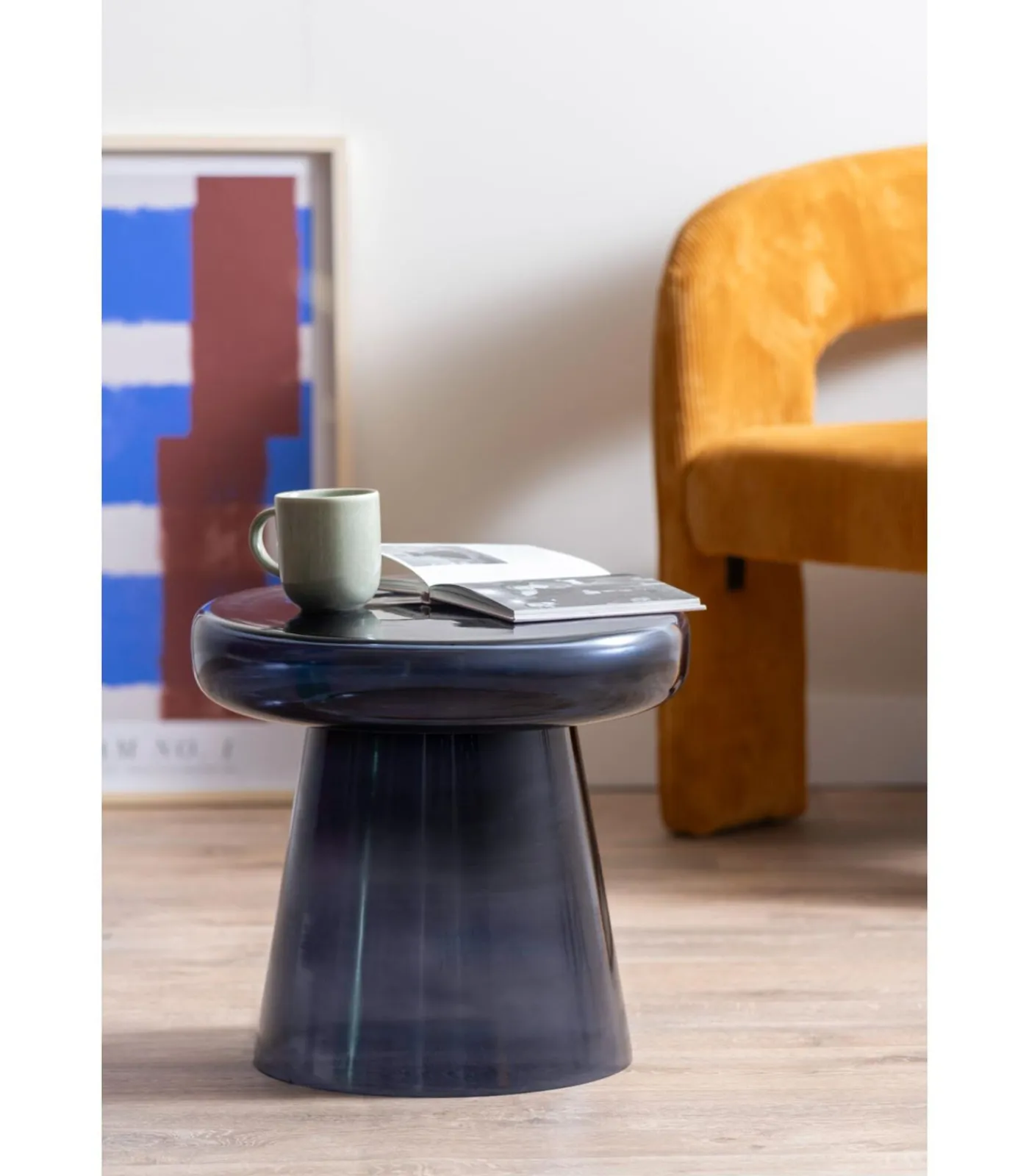 Leitmotiv Bijzettafel Simpleza - Grijs - 41x41x38cm