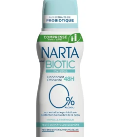 Narta Biotic Deodorant 0% Alcohol Invisible - Hypoallergeen 100ml
