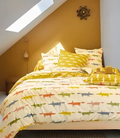 Clearance BIRTHDAY FOX Multico - Kussensloop Perkaal Katoen Kussenslopen