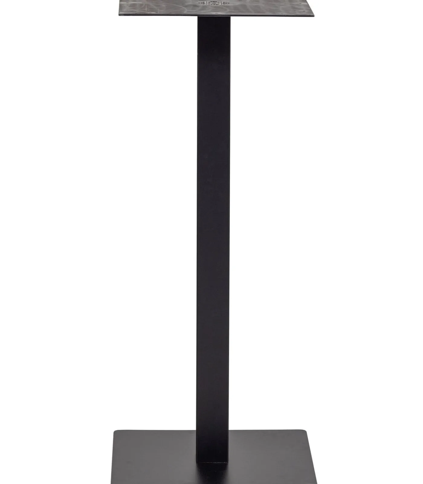 Clearance Bistro Vierkante Bartafel Poot Metaal Zwart 105X50x50 Cm Tafels