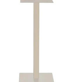 WOOOD Bistro Vierkante Bartafel Poot Metaal Dakargrau 105X50x50 Cm