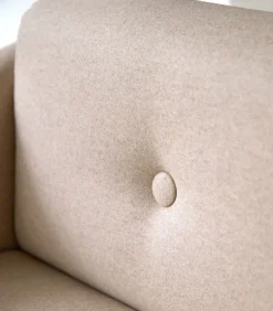 Tikamoon Bjorn - Fauteuil in massief eiken en ecru stof