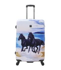 Saxoline Black Horse Reiskofferset 54/67/77 cm (S/M/L) 8 wielen