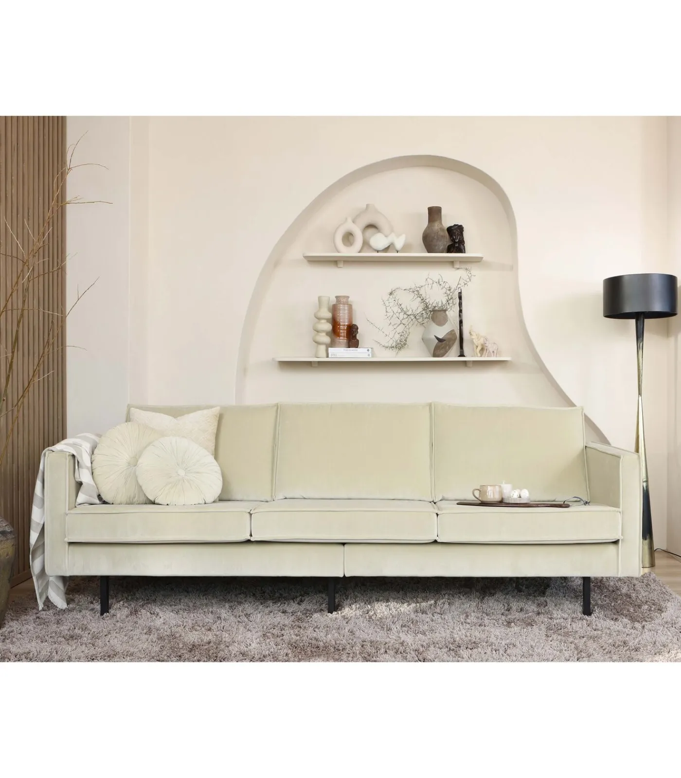 Blackout Too Staande Lamp - Zwart - 151x45x45 Vloerlampen