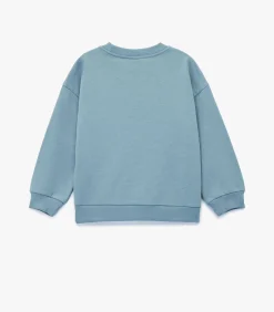 Hot Blauw Baby Sweatshirt Lange Mouwen Met Kapprent Kinderen Truien & Vesten