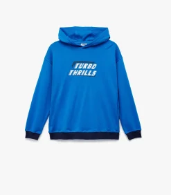 Online Blauw Jongens Sweatshirt Katoen Bedrukt Lange Mouwen Kinderen Truien & Vesten