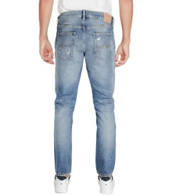 Heren Tommy Hilfiger Blauw Straight Relaxed Jeans