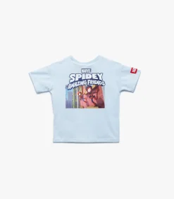 Kinderen Koton Blauw T-shirt Korte Mouwen Spider-Man Print