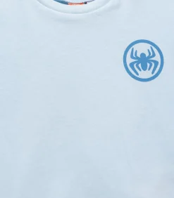 Kinderen Koton Blauw T-shirt Korte Mouwen Spider-Man Print