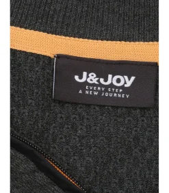 Outlet Blauwe herentrui met ritskraag Heren Truien & Cardigans