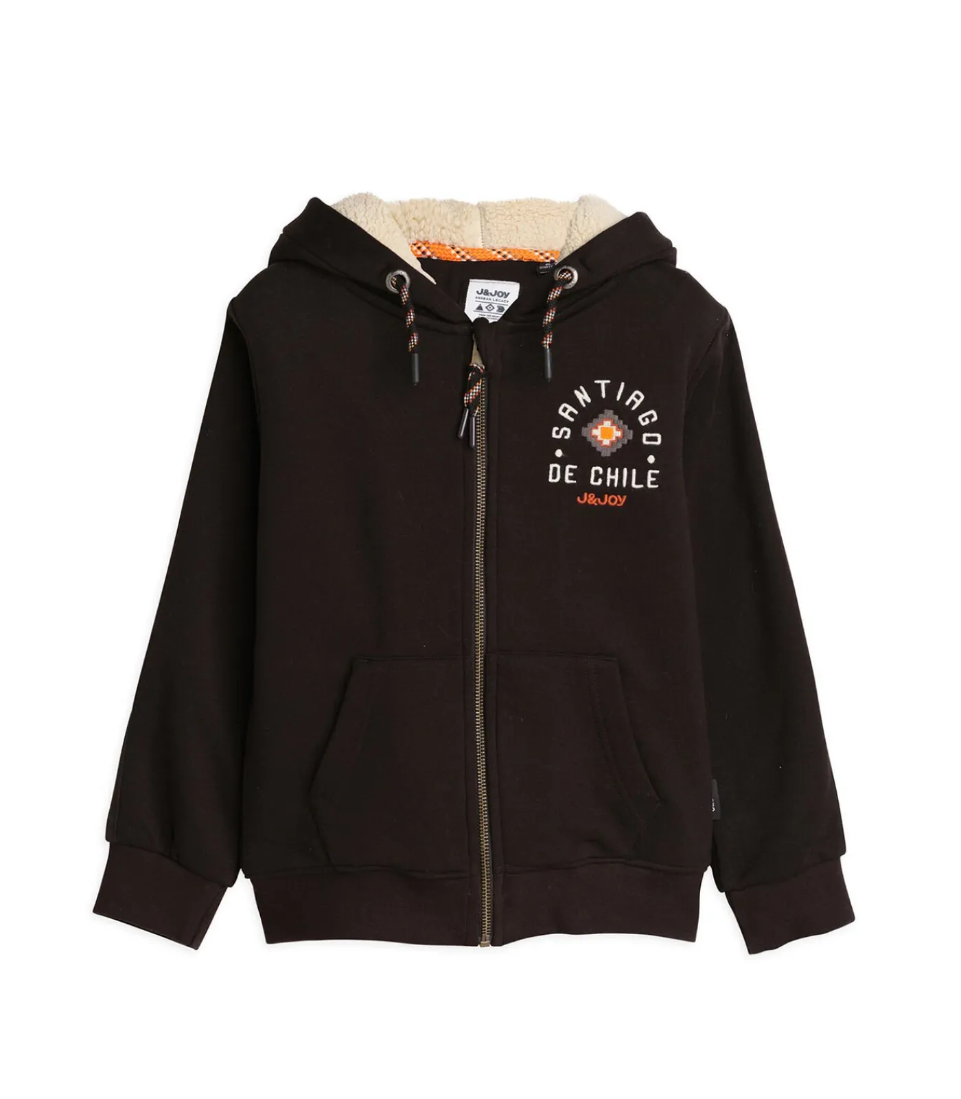 Kinderen J&JOY Blauwe jongenstrui met Santiago-logo op het hart