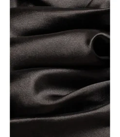 DAMES Goddiva Blouse Met Korte Mouwen “One Shoulder Puffed Satin Sleeve Asymmetric Scuba Top”