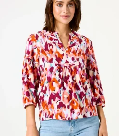 Hot Blouse met print DAMES Overhemden & Blouses