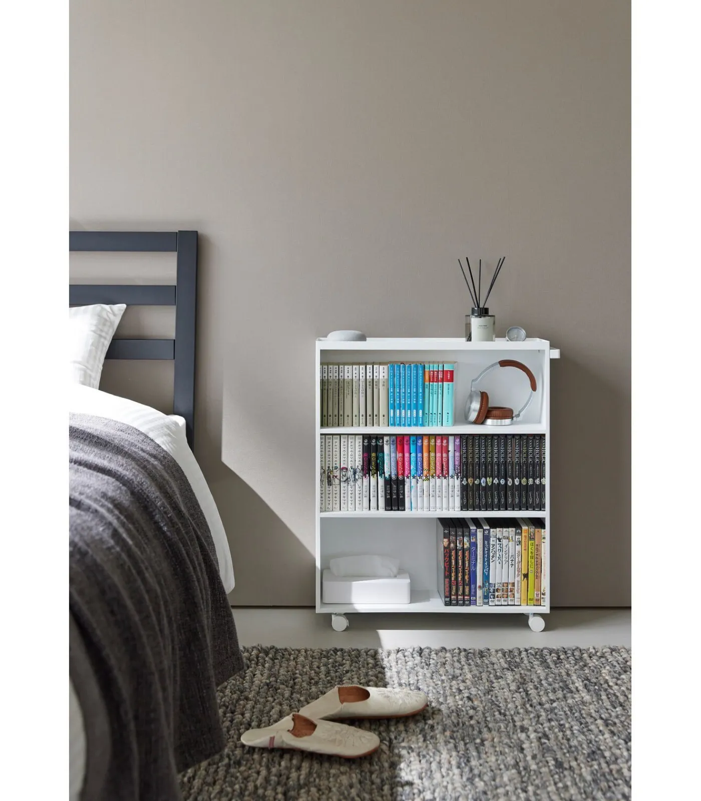 Outlet Boekenkast / Boekentrolley - Tower - Wit Organiseren