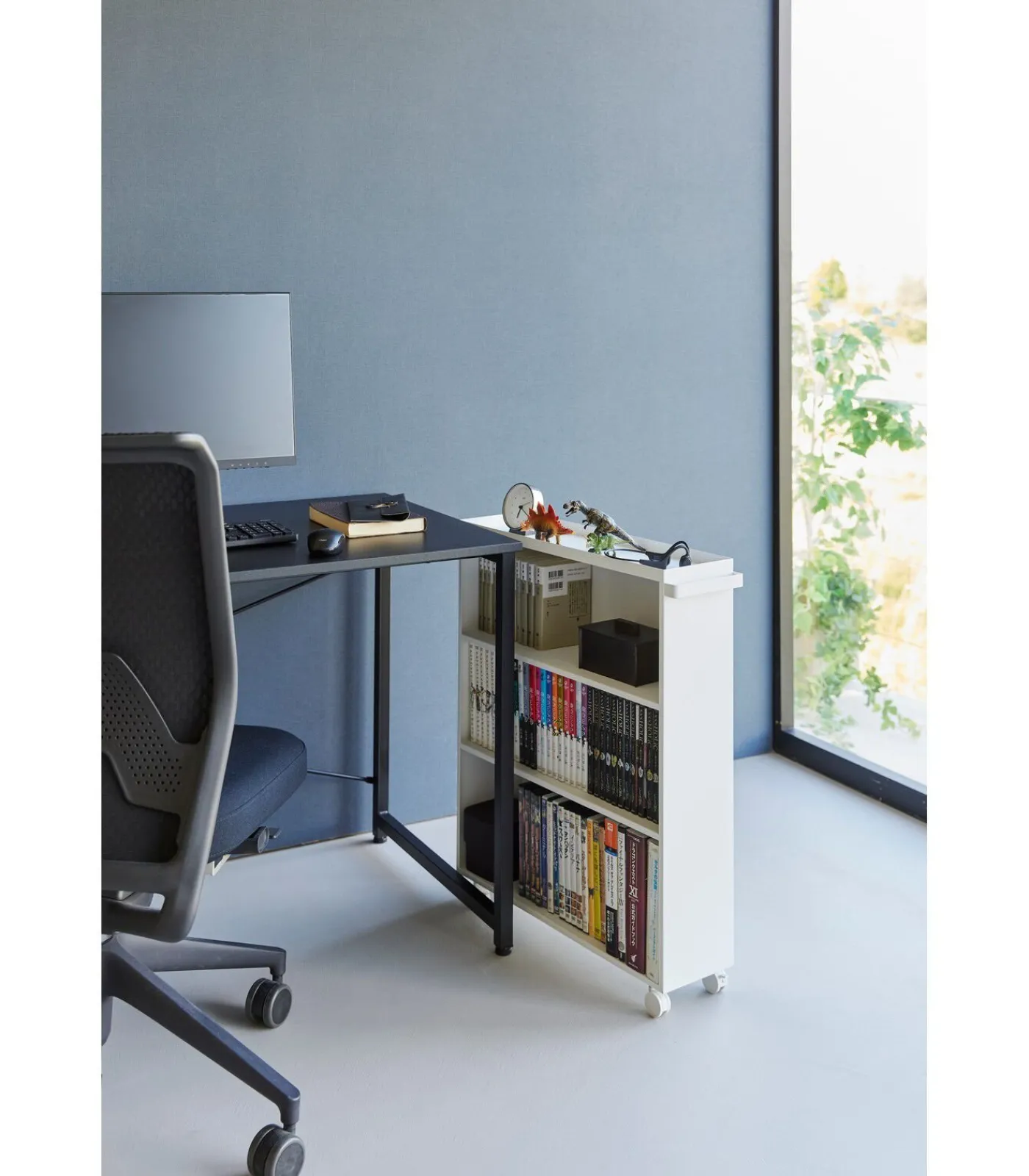 Outlet Boekenkast / Boekentrolley - Tower - Wit Organiseren