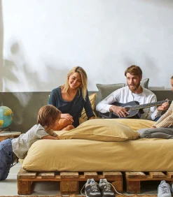 Blanc des Vosges BOHEME Miel - Laken Perkaal Stonewashed