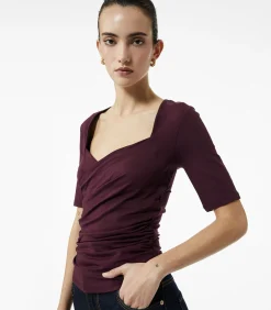 Discount Blouse Slanke Pasvorm Korte Mouwen DAMES Overhemden & Blouses