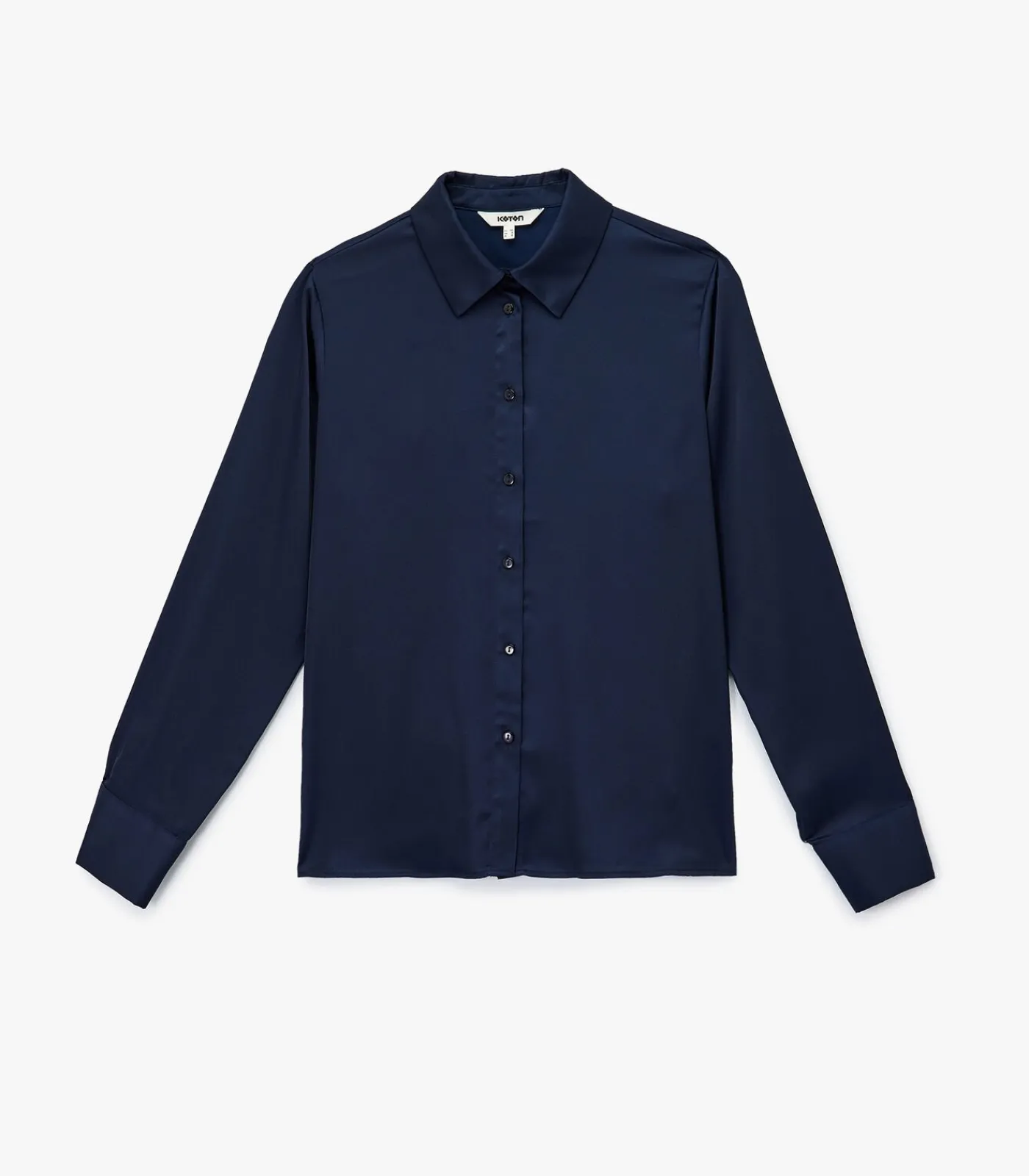 Online Bordeaux Satijnen Blouse Lange Mouwen Regular Fit DAMES Overhemden & Blouses