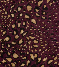 DAMES La Fée Maraboutée sjaal van wol met dierenprint