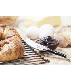 Laguiole Style de Vie Botermessen Zwart - 4 stuks