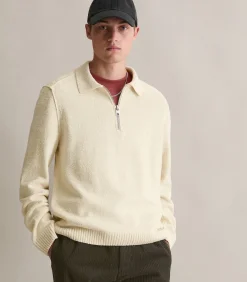 Clearance Bouclé gebreide trui relaxed Heren T-Shirts & Polo's