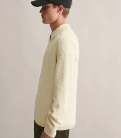 Clearance Bouclé gebreide trui relaxed Heren T-Shirts & Polo's