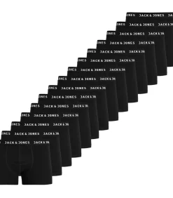 Heren JACK & JONES Boxershorts JACHUEY - 15 pack - Trunks - Zwart