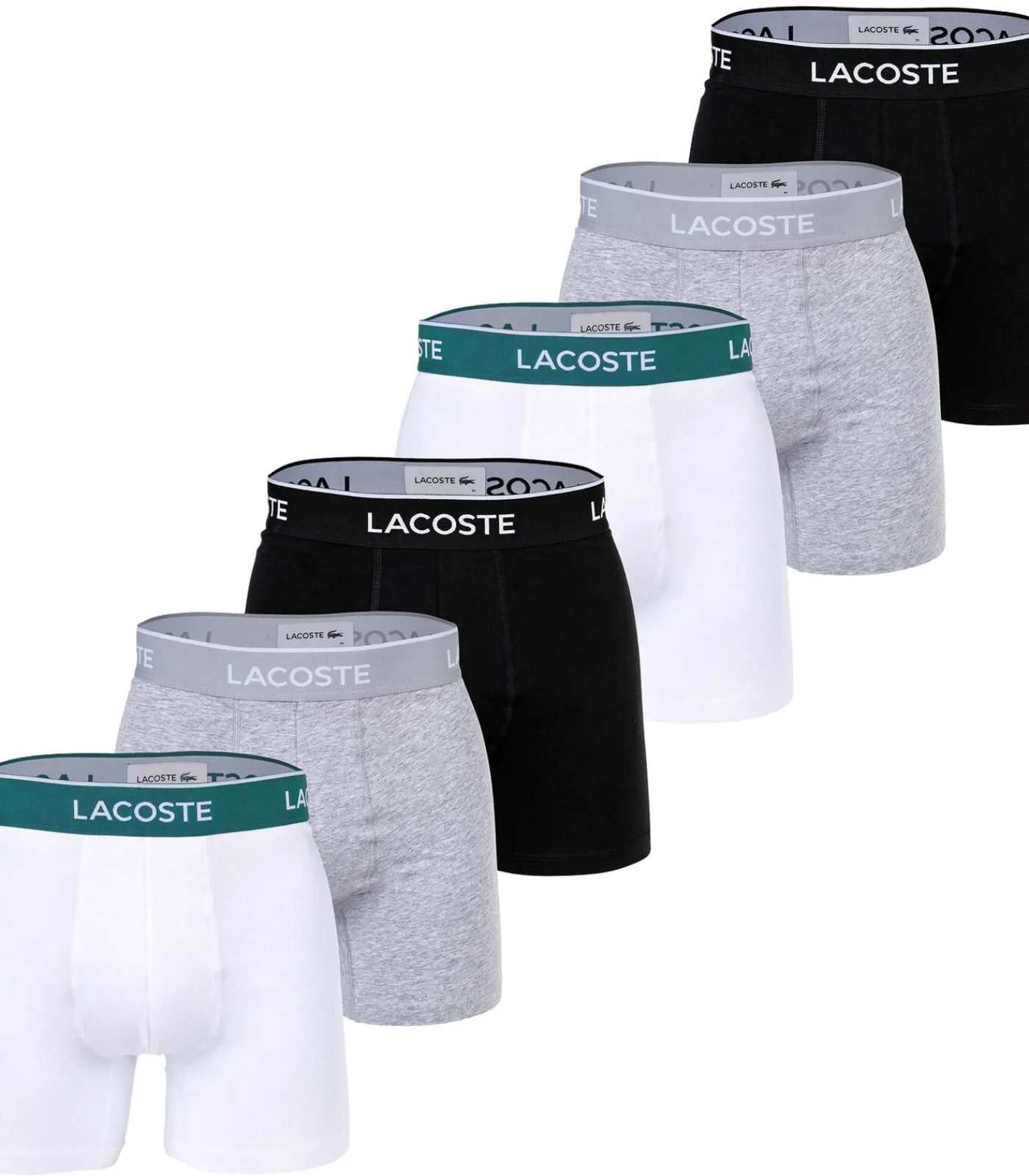 Heren LACOSTE Boxershorts Set van 6