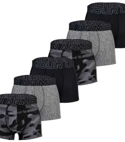 Heren Under Armour Boxershorts UA PERFORMANCE TECH - PRINT 3 IN 6PK Set van 6