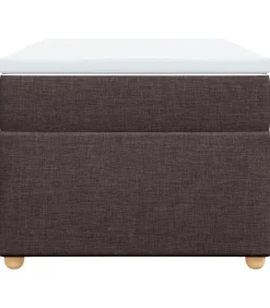 Sale Boxspring met matras stof donkerbruin 90x200 cm Bedden
