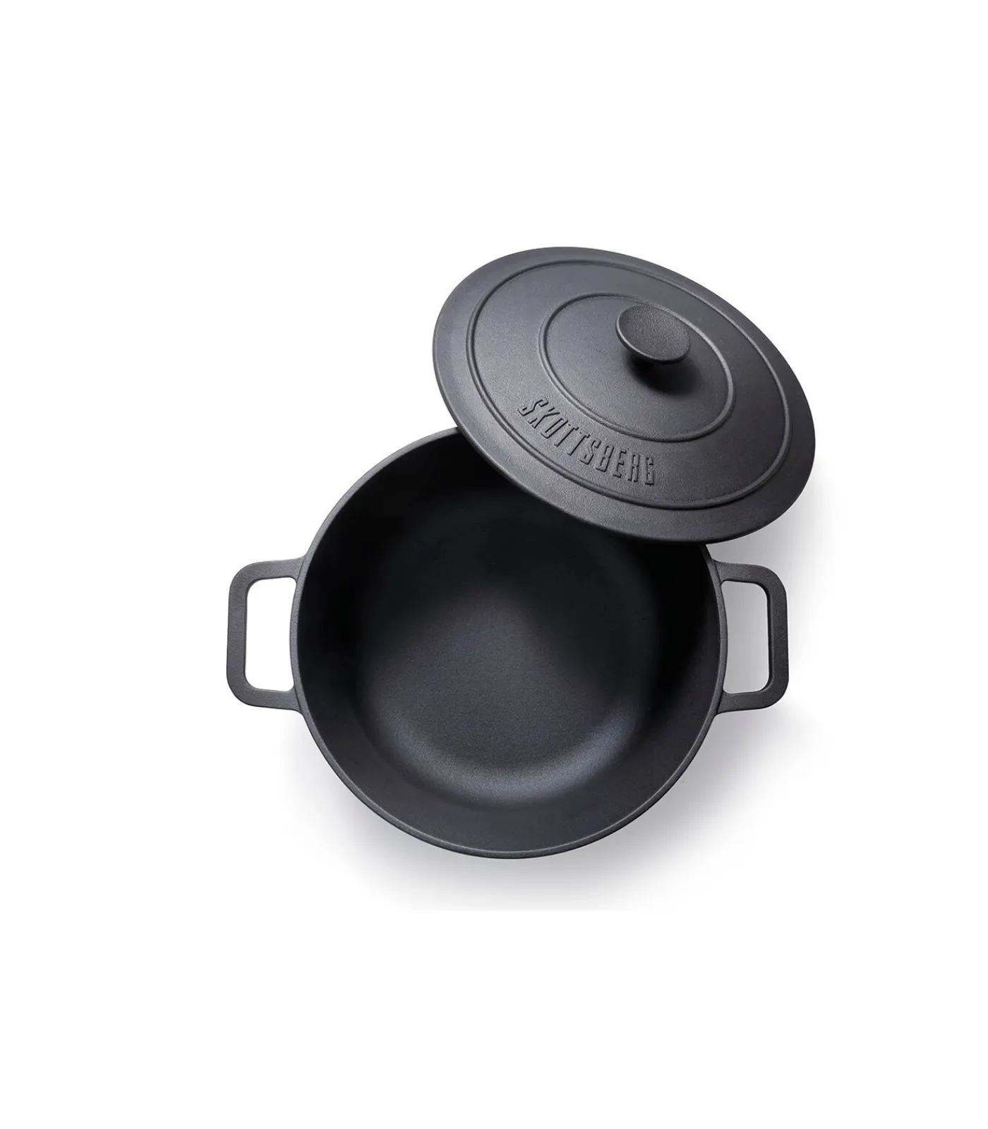 SKOTTSBERG Braadpan Gietijzer 28 cm 5.5 l Cast Iron - alle warmtebronnen - Inductie