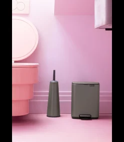 Clearance Bo Pedaalemmer, 7 liter, stil sluitend, kunststof binnenemmer - Platinum Manden En Bakken