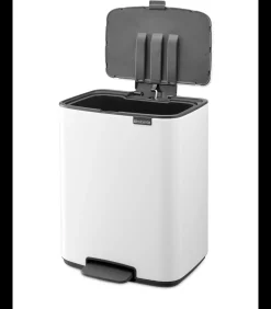 Hot Bo Pedaalemmer, 12 liter, stil sluitend, kunststof binnenemmer - Manden En Bakken