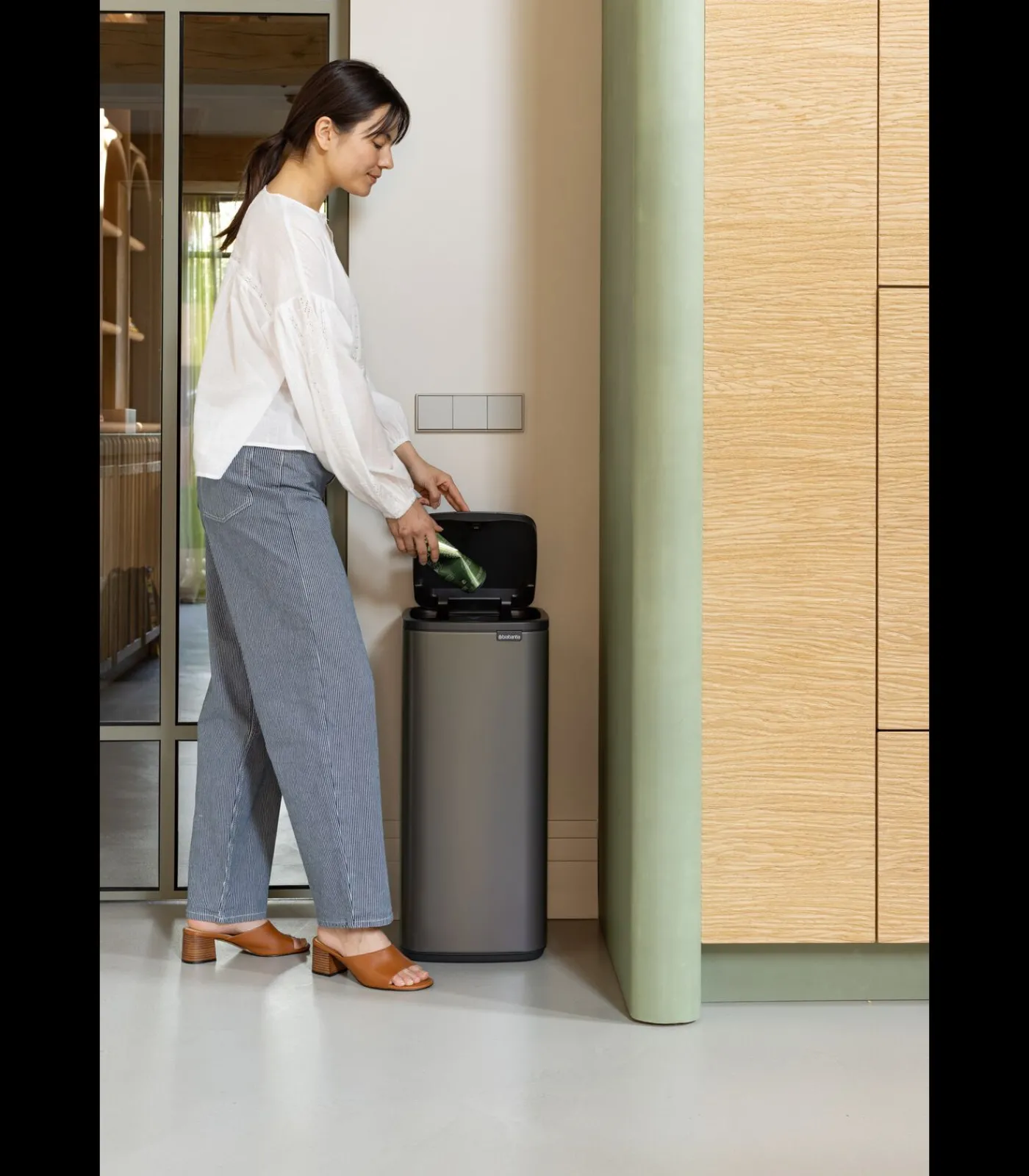 Brabantia Bo Touch Bin, 30 liter - Platinum