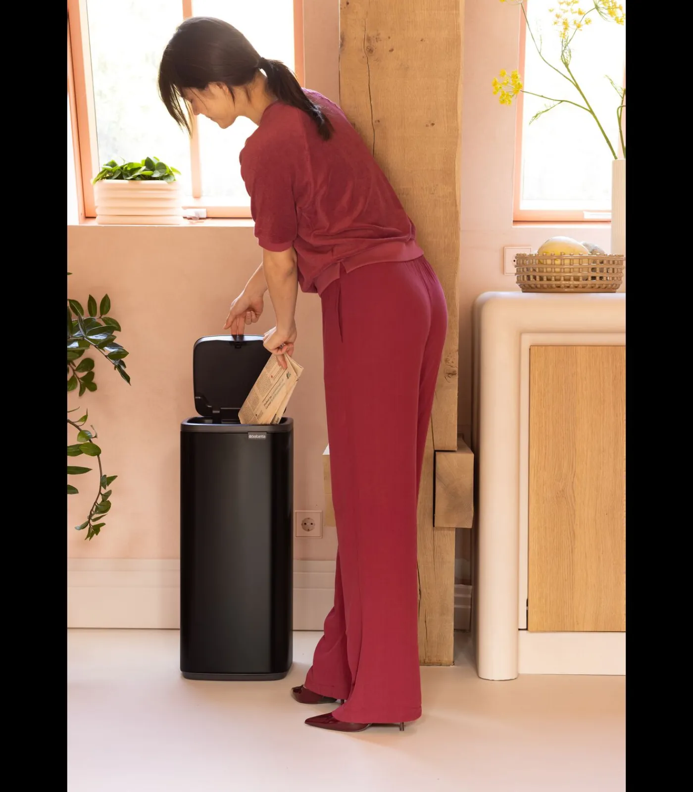 Online Bo Touch Bin, 30 liter - Matt Black Manden En Bakken