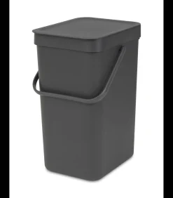 Sale Sort & Go afvalemmer, 12 liter - Grey Manden En Bakken