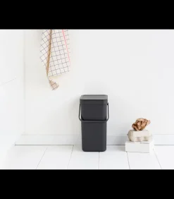 Sale Sort & Go afvalemmer, 12 liter - Grey Manden En Bakken