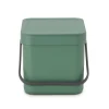 Brabantia Sort & Go afvalemmer, 6 liter - Fir Green