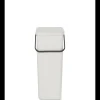 Clearance Sort & Go afvalemmer, 40 liter - Light Grey Manden En Bakken