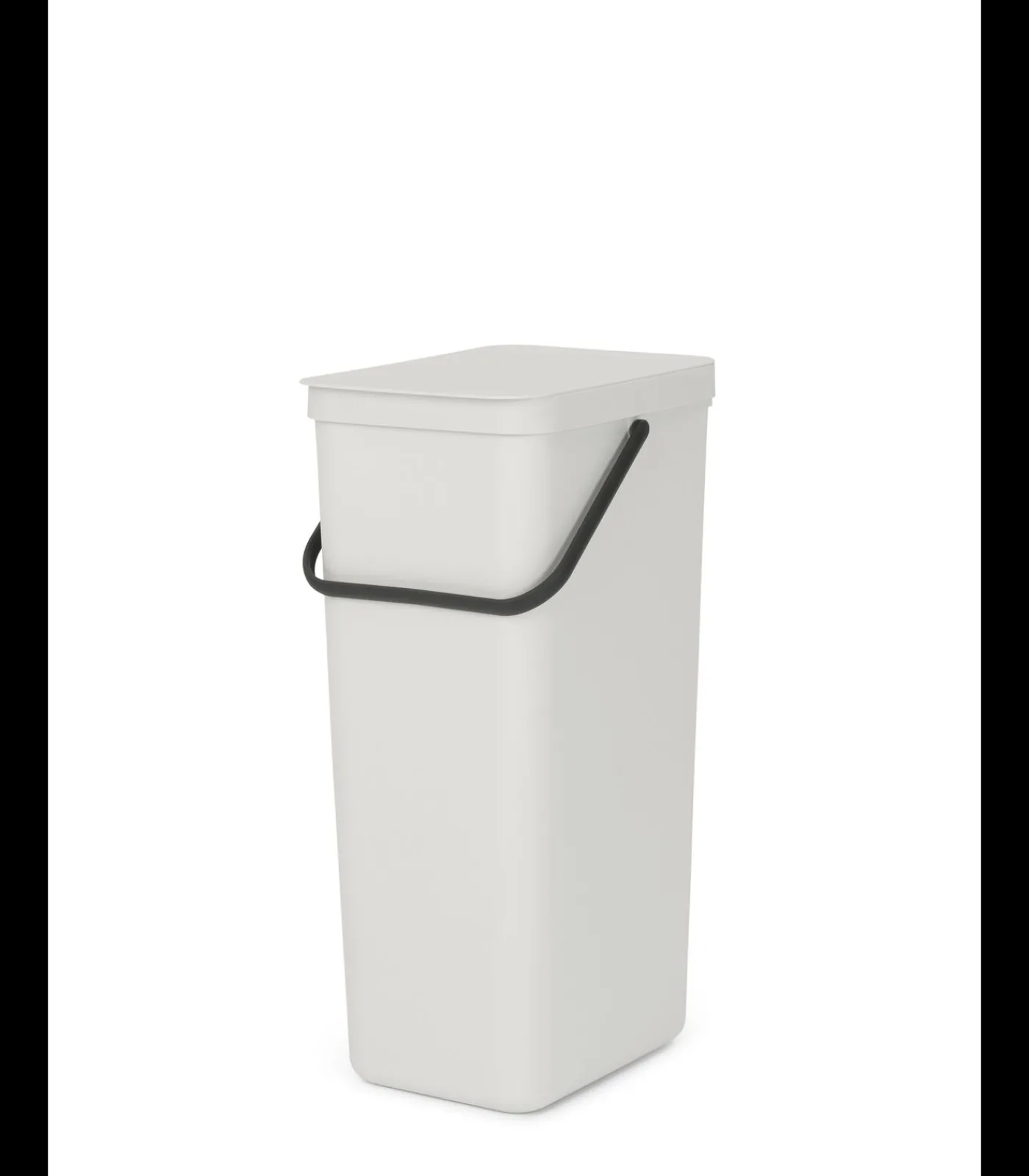 Clearance Sort & Go afvalemmer, 40 liter - Light Grey Manden En Bakken