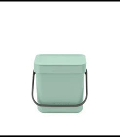 Brabantia Sort & Go afvalemmer, 3 liter - Jade Green