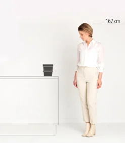 Brabantia Sort & Go afvalemmer, 6 liter - Light Grey