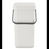 Sale Sort & Go afvalemmer, 12 liter - Light Grey Manden En Bakken