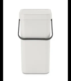 Sale Sort & Go afvalemmer, 12 liter - Light Grey Manden En Bakken