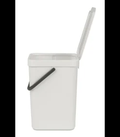 Sale Sort & Go afvalemmer, 12 liter - Light Grey Manden En Bakken