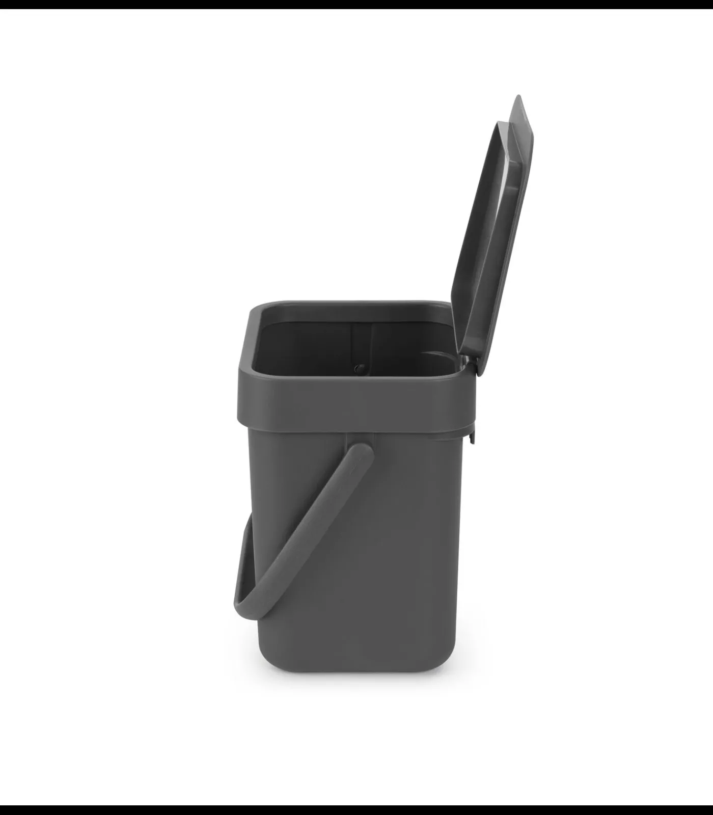 New Sort & Go afvalemmer, 3 liter - Grey Manden En Bakken