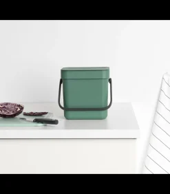 Sort & Go afvalemmer, 3 liter - Fir Green Manden En Bakken