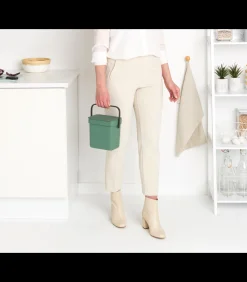 Sort & Go afvalemmer, 3 liter - Fir Green Manden En Bakken