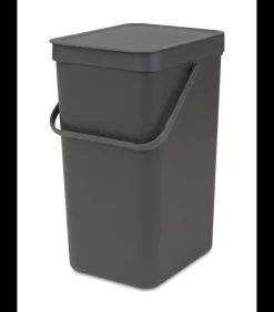 Brabantia Sort & Go afvalemmer, 16 liter - Grey